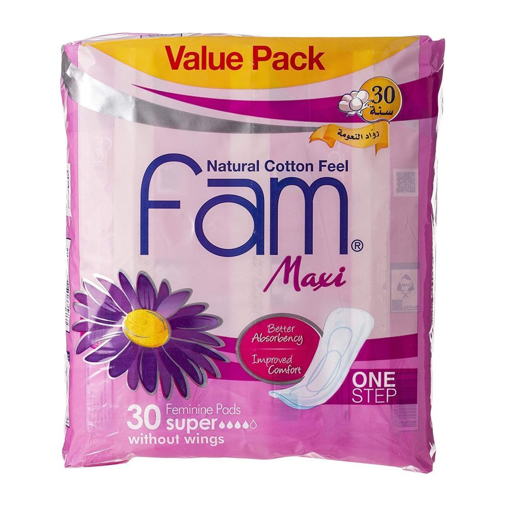 Fam Maxi One Step Pads 30s