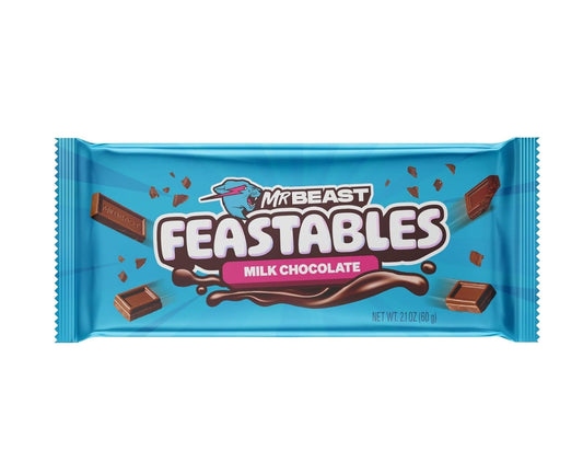 Feastables Mrbeast Milk Chocolate Bar, 60g