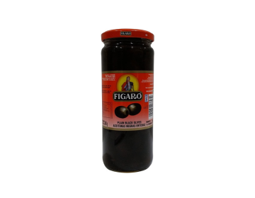 Figaro Plain Black Olives, 270g