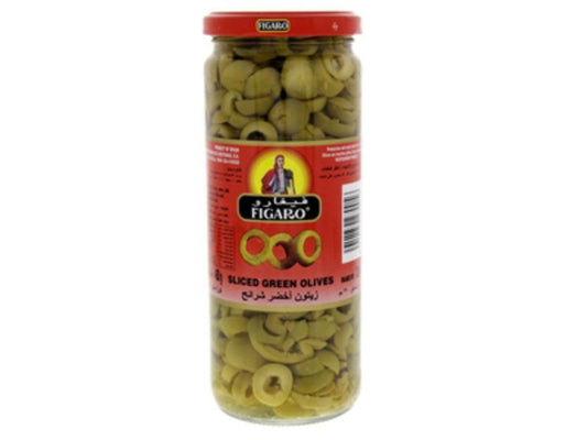 Figaro Plain Black Olives 450 gr