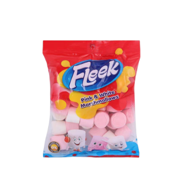 Fleek Pink & White Marshmallow, 150G