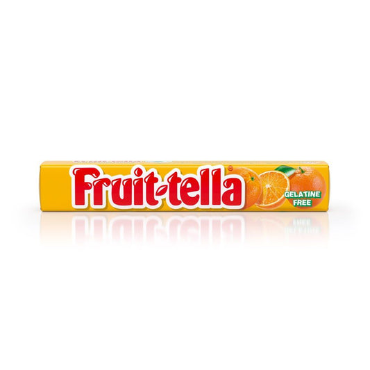 Fruit-tella Juicy Chewy Candy Sweet Orange Flavour, 32.4g