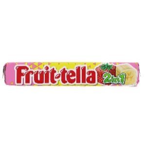 Fruittella 2 in 1 Strawberry Banana Flavour Chewy Candy