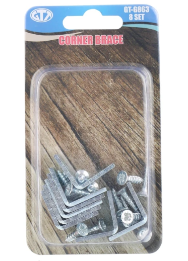 GTT Corner Brace Item No, GT-G863, 8 Pieces