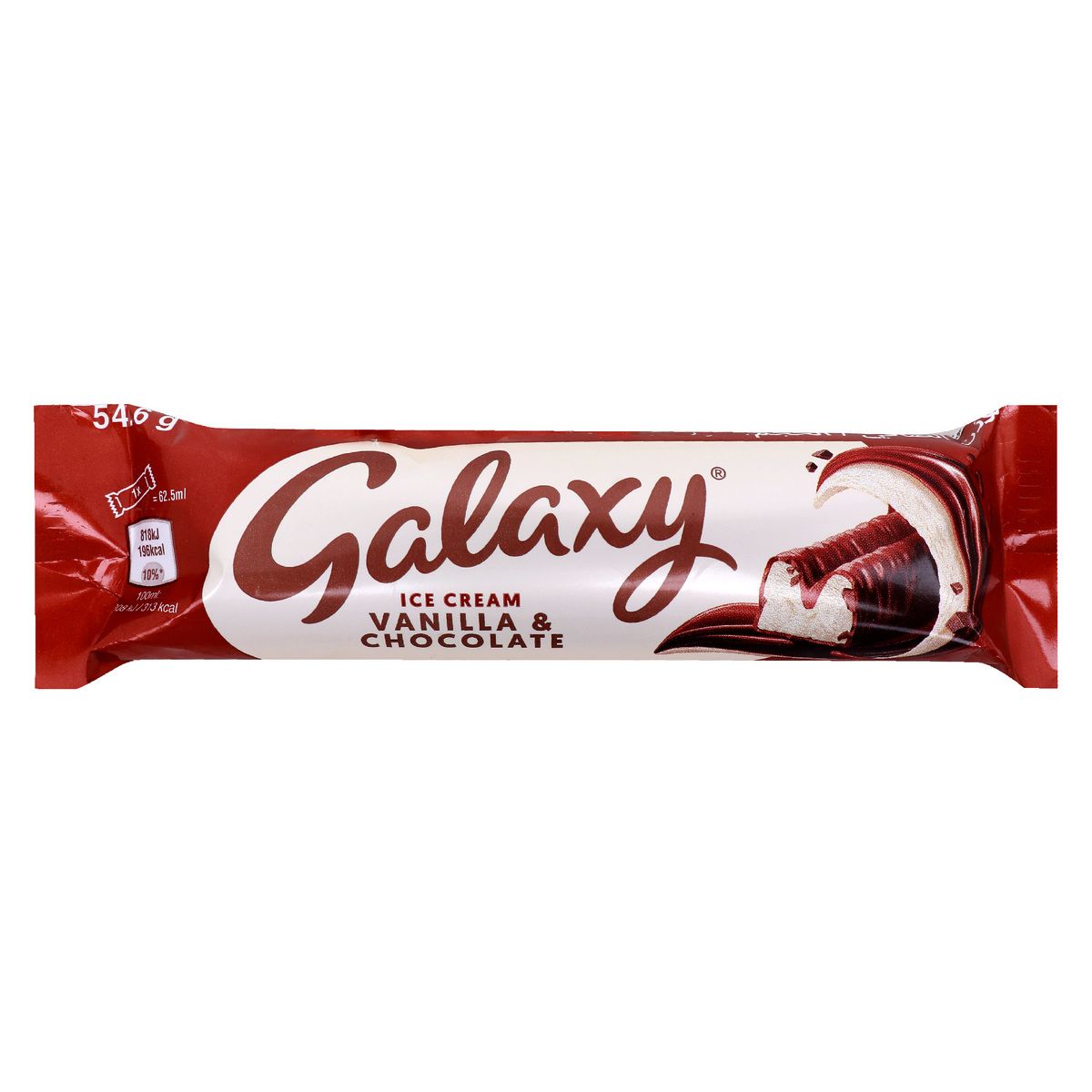 Galaxy Vanilla & Chocolate Ice Cream Bar, 54.6g