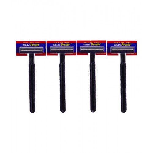 Gillette Presto Shaving Razors, 4 Pieces