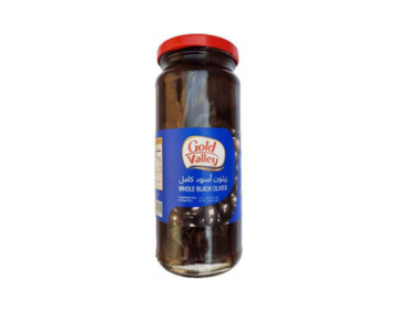 Gold Valley Whole Black Olives, 200g