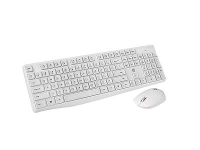 HP CS10 Wireless Keyboard and Mouse White