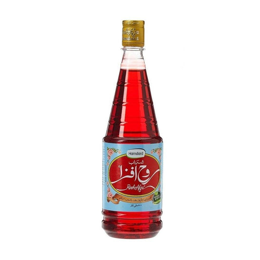 Hamdard Rooh Afza Rose Syrup Plastic Bottle, 800ml