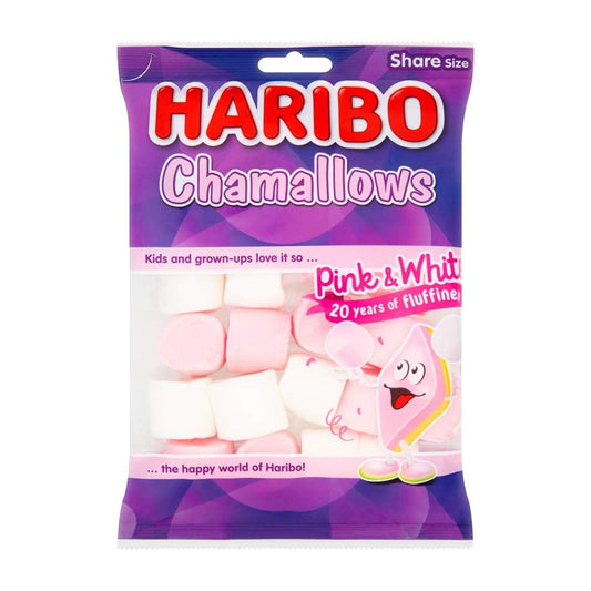 Haribo Chamallows Pink & White Marshmallow, 70g
