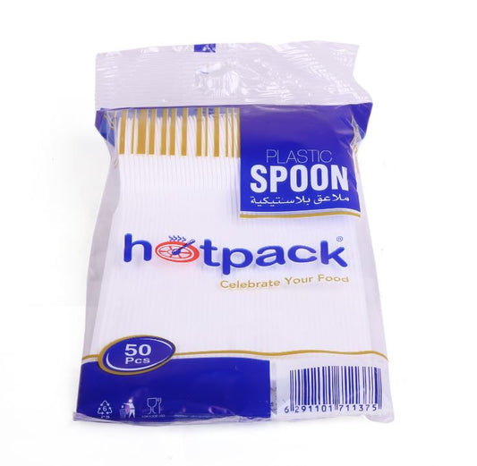 Hotpack Plastic Desert Spoon 50 Pcs