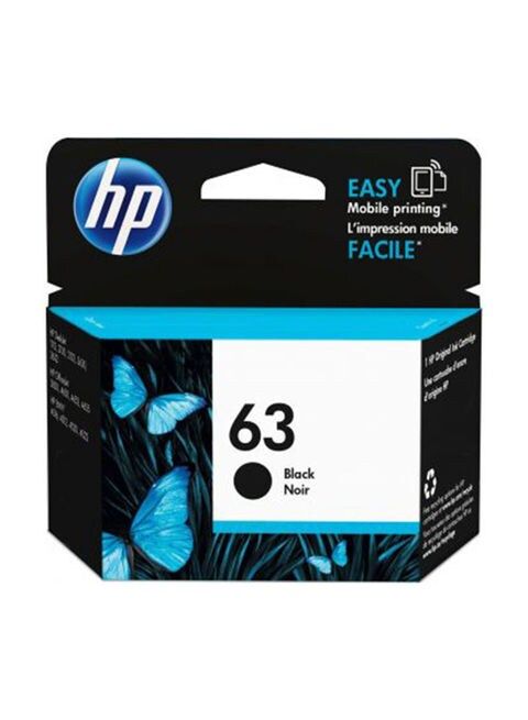 Hp Ink, 63 Black