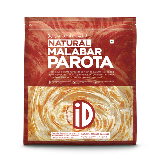 ID Fresh Frozen Natural Malabar Parota 400 g