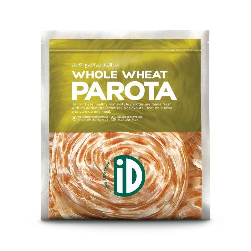 ID Natural Whole Wheat Parota, 5 Pieces