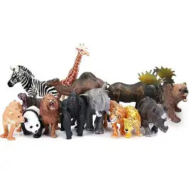 ITALO WILDLIFE Animal Figures, 50 Pieces