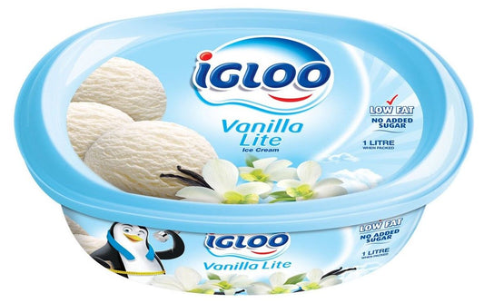 Igloo Ice Cream Diet Vanilla Tub 1 L
