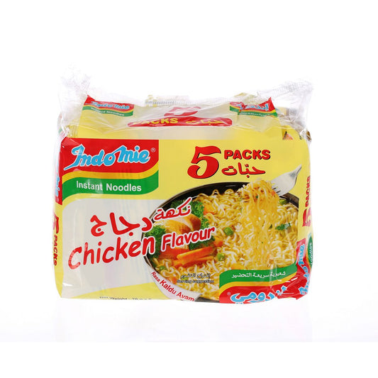 Indomie Chicken Noodles, 5x75g
