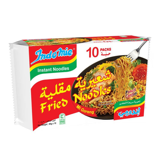 Indomie Fried Noodles Instant Noodles, 10x80g