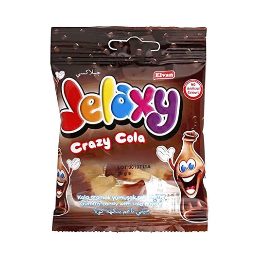 Jelaxy Crazy Cola Flavour Gummy Candy 20 G