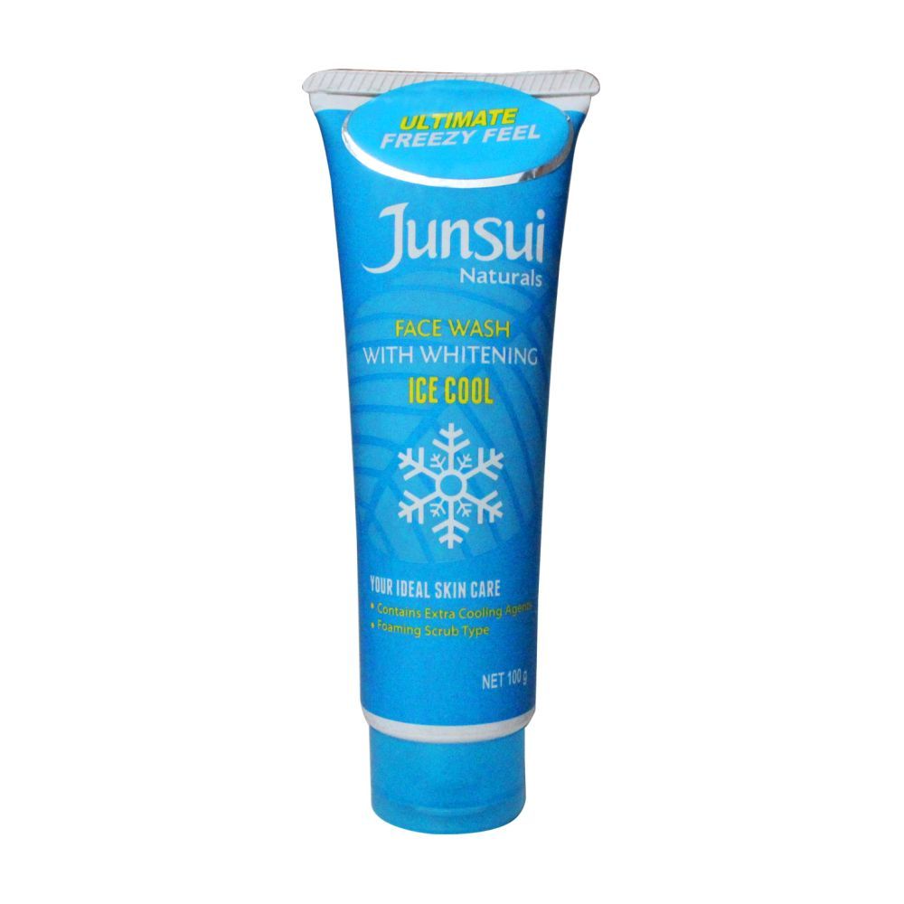 Junsui Face Wash With Whitening Neem Ice Cool 100g