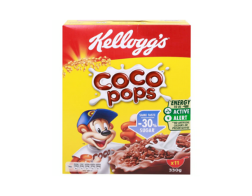 Kellogg's Coco Pops Chocolate Cereal, 330g