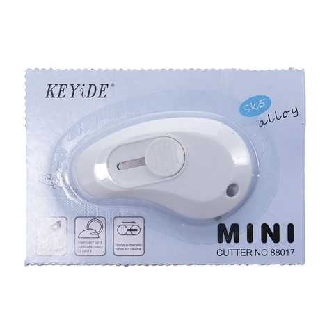 شفرة قاطعة صغيرة بيضاء من سبيكة معدنية من Keyide Sk5 رقم 88017، قطعة واحدة