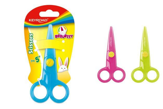 مقص كيروود للأطفال بلاستيك 12.5 سم (ألوان متعددة)