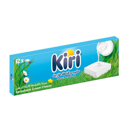 Kiri Square Spreadable Cream Cheese (12 Portions), 216g
