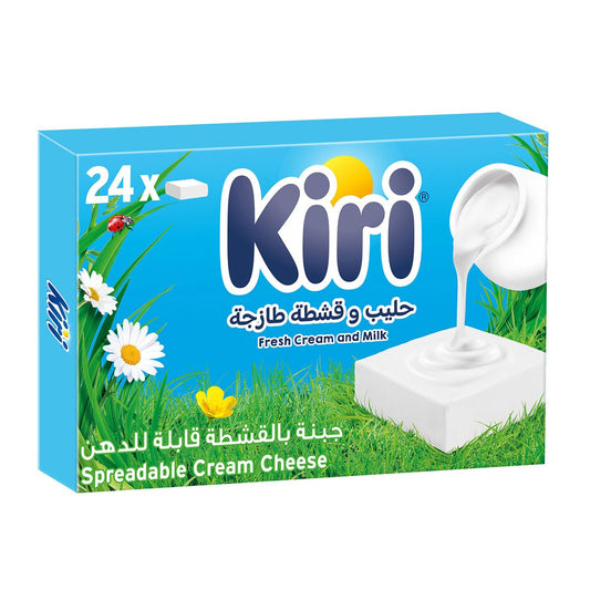 Kiri Square Spreadable Cream Cheese (24 Portions), 432g