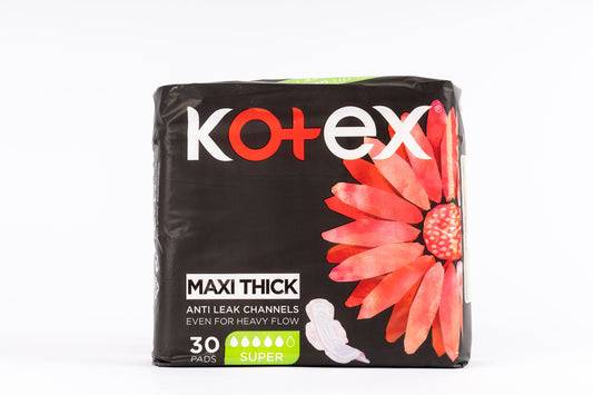 Kotex Feminine Pads Maxi Super 30 Pc