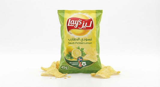 Lay's Saudi Pickled Lemon Potato Chips World Cup Edition, 45g