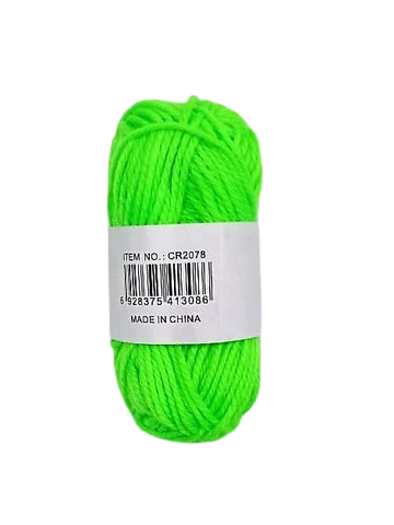 Light green spool of woolen thread