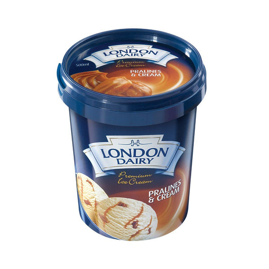 London Dairy Pralines n Cream Ice Cream 500ml