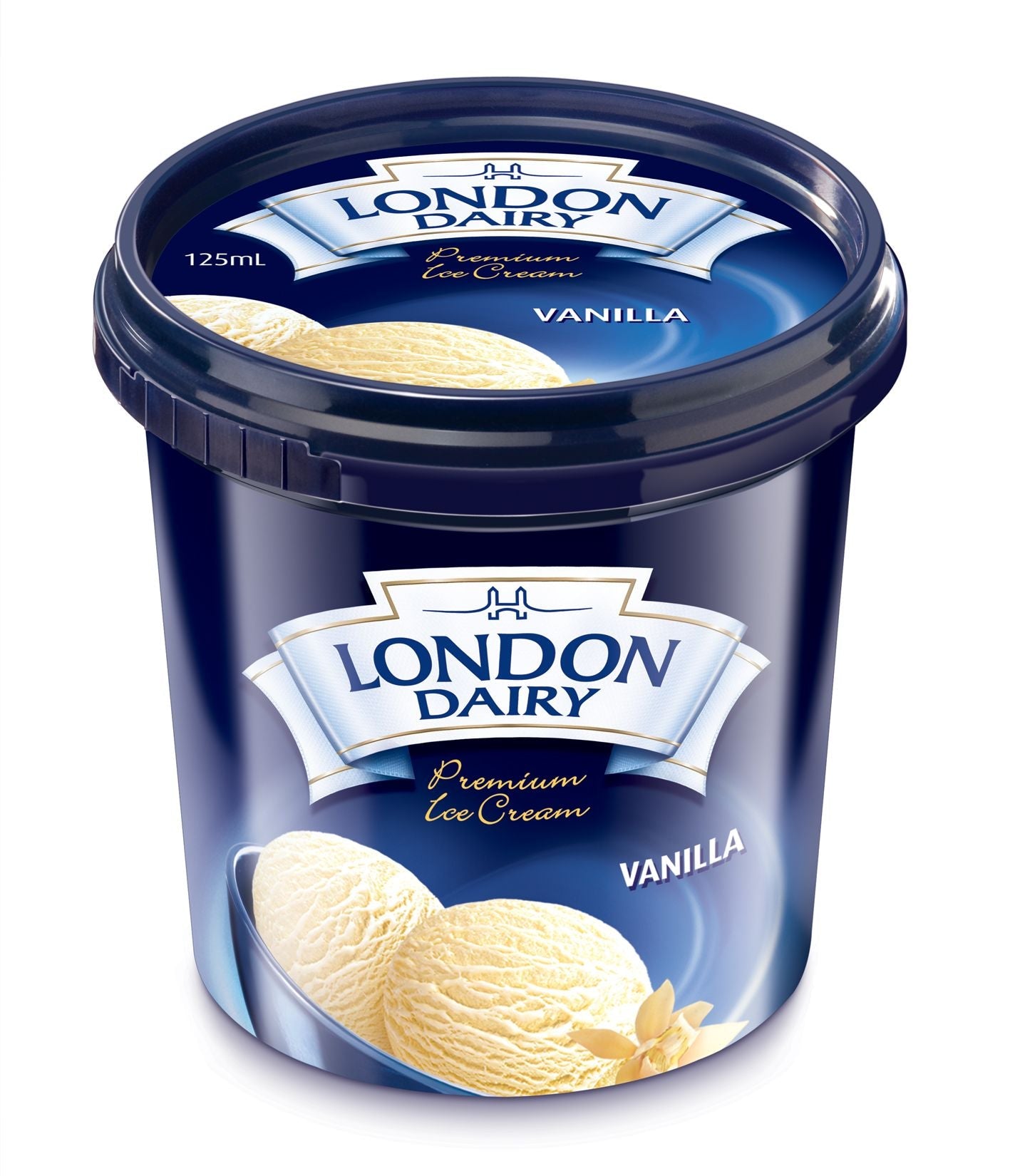 London Dairy Vanilla Ice Cream Cup, 125ml