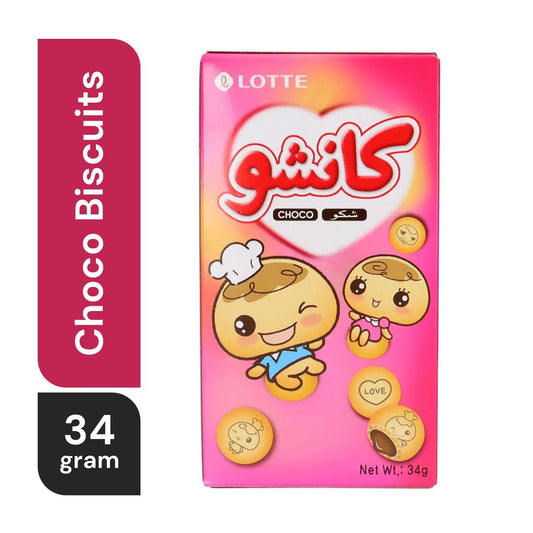 Lotte Kancho Choco Biscuits 34 G