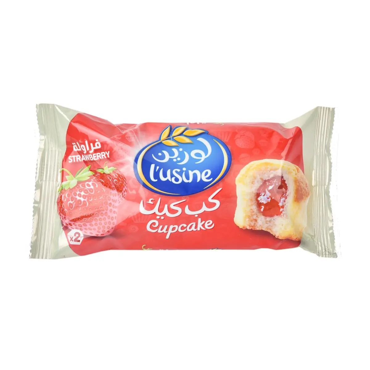 Lusine Strawberry Cupcake, 2x30g