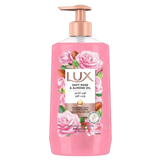 Lux Soft Rose & Almond Oil Liquid Hand Wash, 500ml