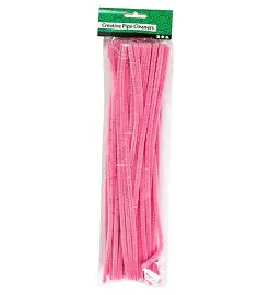 MOTARRO Pink Pipe Cleaners, 20 PCS