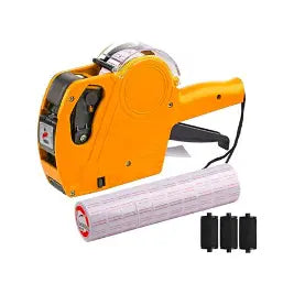 MX5500 Pricing Label Gun with Sticker Labels, 1 Ink Refill, 8 Digit Price Label Gun for Retail Stores, Grocery Stores, 1 boxes