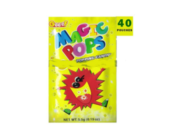 Magic Pop Lemon Popping Candy 40X5.5Gm