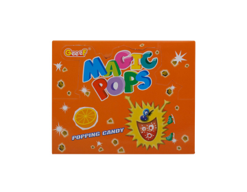 Magic Pop Orange Popping Candy 40X5.5Gm
