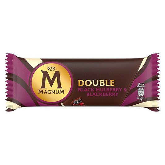 Magnum Double Black Mulberry & Blackberry Ice Cream Stick, 95ml