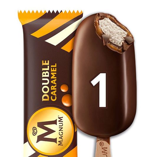 Magnum Double Caramel Ice Cream Stick, 95ml