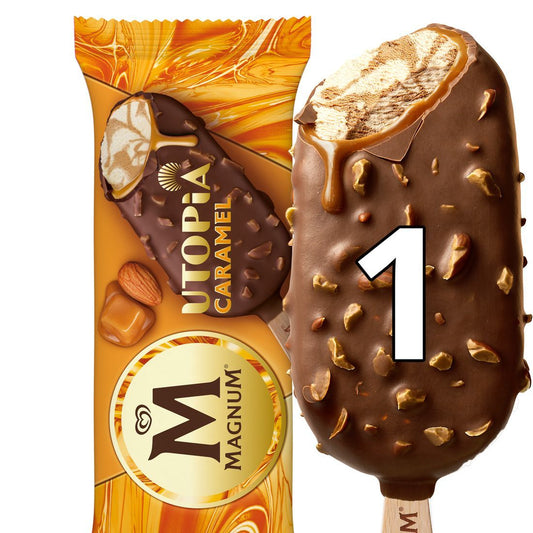 Magnum Double Caramel Utopia Ice Cream Stick, 85ml