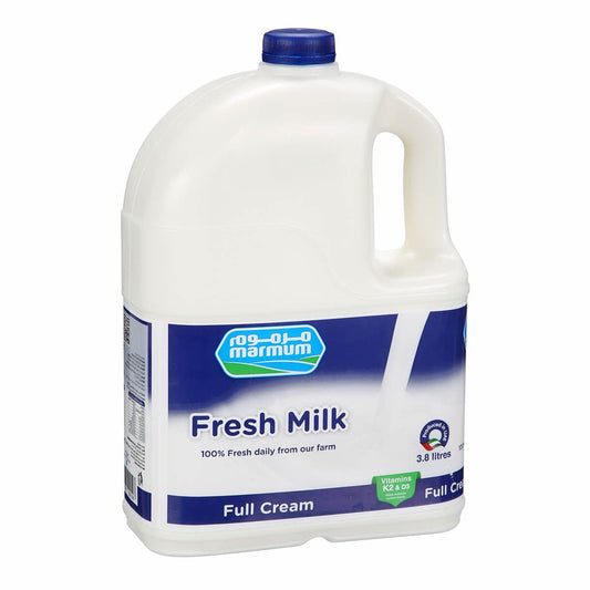 Marmum Full Cream Fresh Milk, 3.8L