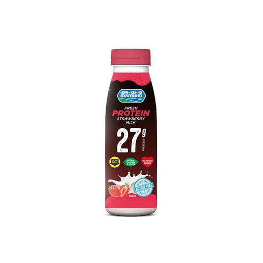 حليب مرموم الفراولة عالي البروتين، 300 مل