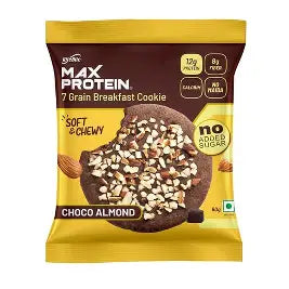 Max Protein Choco Almond 7 Grain Breakfast Cookie, 60g