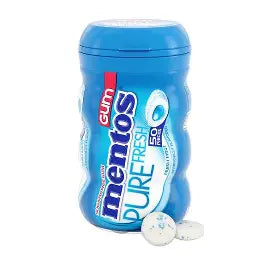 Mentos Pure Fresh Sugar Free Fresh Mint Chewing Gum, 50 Pieces, 87.5g