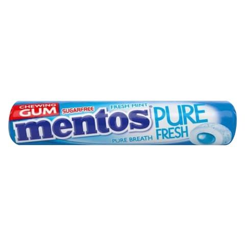 Mentos Pure Fresh Mint Chewing Gum, 15.75g
