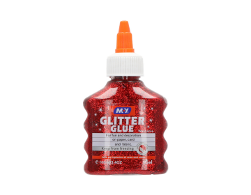 Ming Yuan 931A Glue Glitter - Red, 100ml